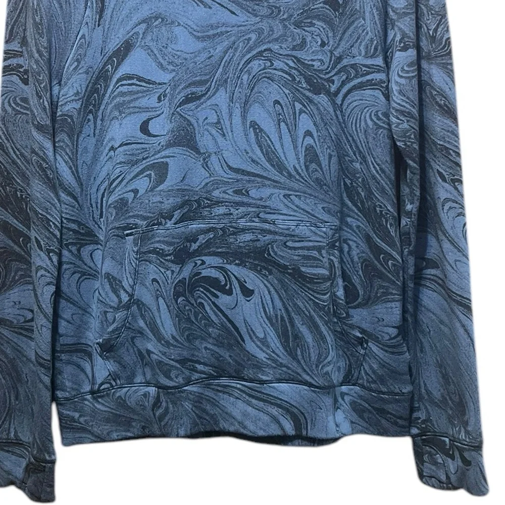Athleta Girl In Your Element Hoodie 2.0 Sumi Marble‎ Blue Soft Modal Size XXL